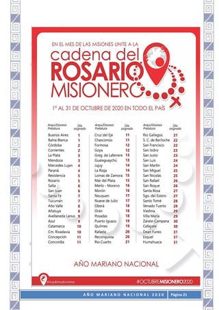 A Ñ O M A R I A N O N A C I O N A L 2 0 2 0 Página 21
 