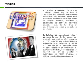  Capacitación de Supervisores