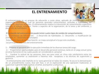 Desarrollo de  Carreras             Proceso continuo por el cual un individuo establece sus metas de carreras e identifica los medios para alcanzarlas.            Las carreras individuales y las necesidades organizacionales no son cosas separadas  y diferentes.            Las empresas deben de ayudar a sus empleados en la planeación de sus carrera para que se puedan satisfacer las necesidades de ambos.