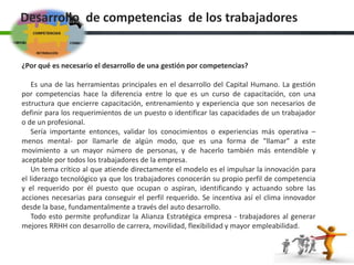 Los AscensosEsta modificación consiste en un cambio de las funciones inicialmente contratadas, con una mejora profesional y económica para el trabajador.     El ascenso implica la realización de funciones de un nivel superior. Este acceso a un puesto superior es definitivo, quedando el trabajador consolidado en esta posición hasta acabar su relación laboral o hasta el siguiente ascenso.      Los convenios colectivos suelen establecer con gran detalle, y también con muchas variantes, los sistemas de ascenso. De entre los sistemas más utilizados, pueden indicarse estos tres: antigüedad, selección por méritos o conocimientos y libre designación del empresario. El primero está pensado para ascensos a puestos de trabajo de poca especialización o dificultad; el segundo, para los cambios definitivos de funciones de mayor cualificación, y el tercero, para cubrir los puestos de confianza en las empresas.?