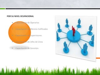POR SU NIVEL OCUPACIONAL Capacitación de Operarios