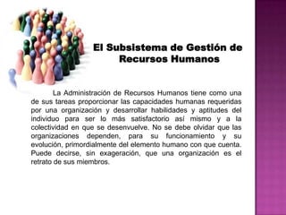 Sub sistemas de Provision | PPTX
