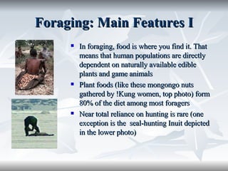 Subsistence Systems: Introduction and Food Collectors | PPT