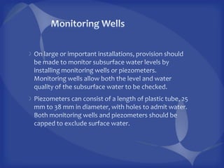 Subsoil drainage system