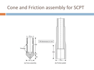 Cone and Friction assembly for SCPT
 