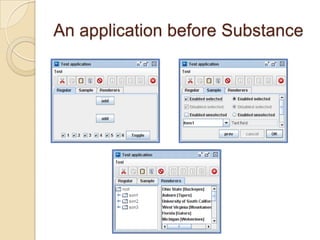 An application before Substance
 