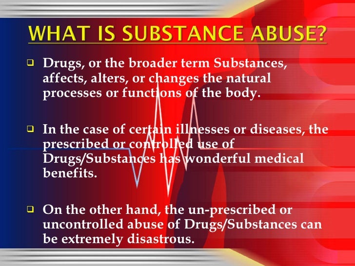 Substance Abuse