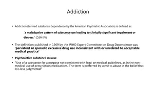 Substance abuse | PPTX