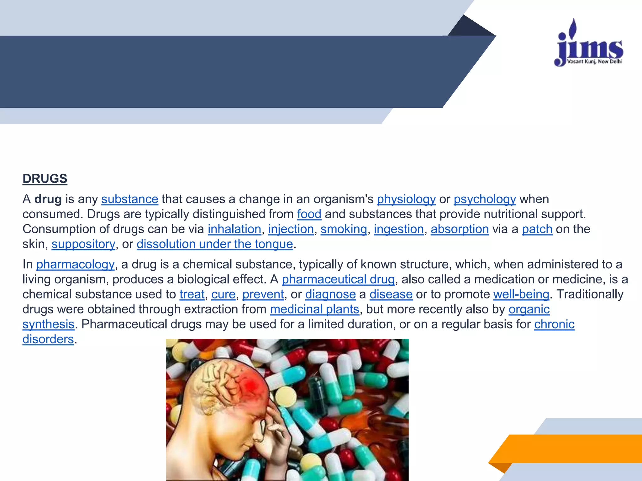 Substance abuse among youth | PPTX