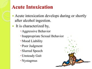 Substance Use Disorder- ALCOHOLISM | PPT