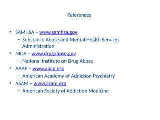 Comprehensive Management of Substance Use Disorder in Primary Care | PPTX