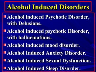 Substance use disorders | PPT