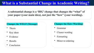 Understanding and Identifying Substantial Changes in Academic Writing ...