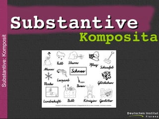 Substantive: Komposita

sein

Substantive

Komposita

 