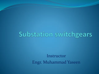 Instructor
Engr. Muhammad Yaseen
 
