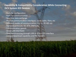 DrawbacksEmanating from different Areas such as: - Substation Design- Legacy system- Lack of skills among operation and maintenance staff,- Lack of expertise at the planning level to be able to justify advanced technologies- Lack of parity between cost and quality of power supply, - Lack of funding- Lack of stable management philosophy. 