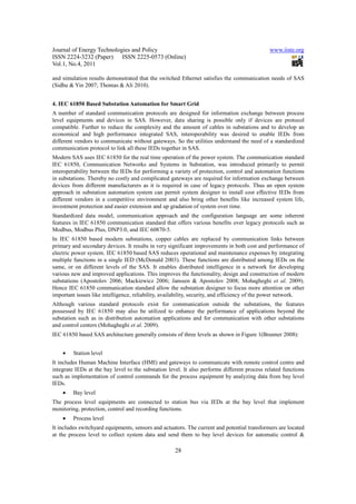 Substation communication architecture to realize the future smart grid ...