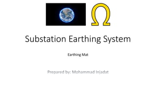 Substation Earthing System
Earthing Mat
 