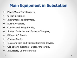 Basic Substation Tools Substation Layouts - electrical power system that transforms voltage ...