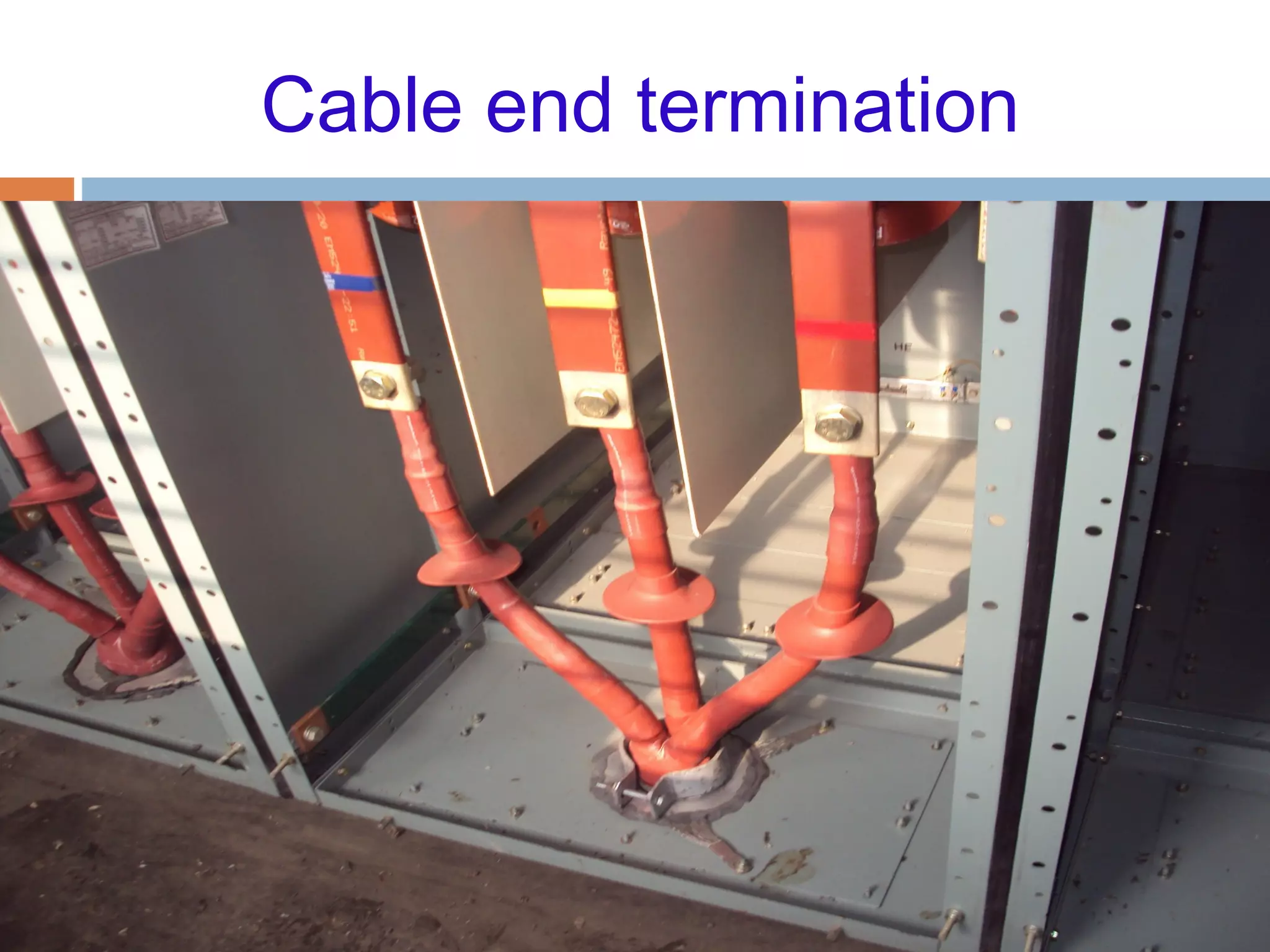 Cable end termination
 