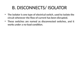 Substations- Types and components of substation | PPTX