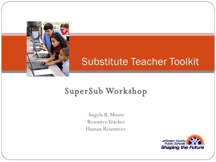 Creating A Substitute Teacher Toolkit - 