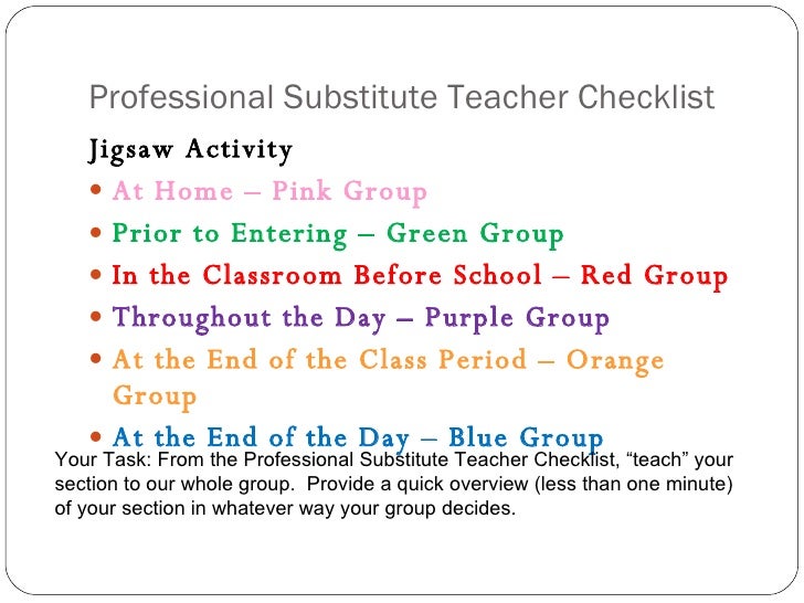 Creating a Substitute Teacher Toolkit