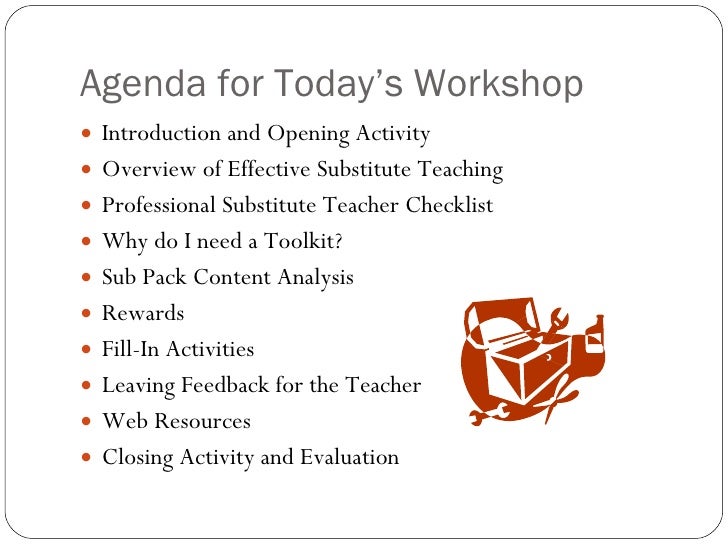 Creating a Substitute Teacher Toolkit