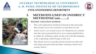 21
GUJARAT TECHNOLOGICAL UNIVERSITY
A. D. PATEL INSTITUTE OF TECHONOLOGY
CIVIL ENGINEERING DEPARTMENT
 