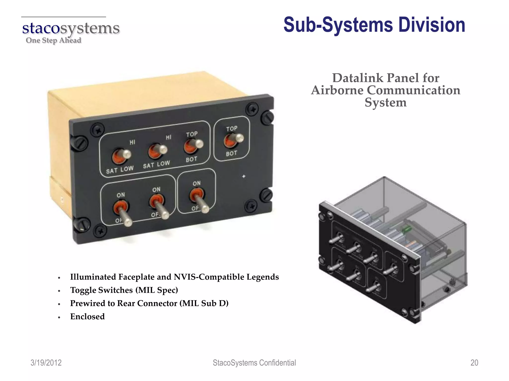 Sub Systems Presentation (2 2 12) | PPTX