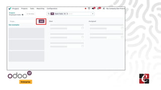 Odoo Project Module Basic Tasks Sub Task Management with odoo Project Module | PPTX