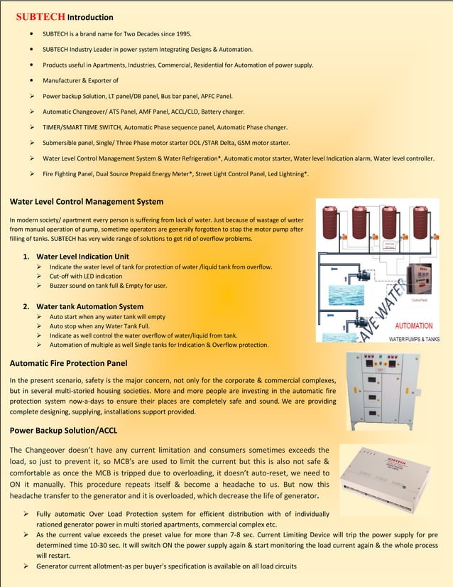 Subtech profile | PDF