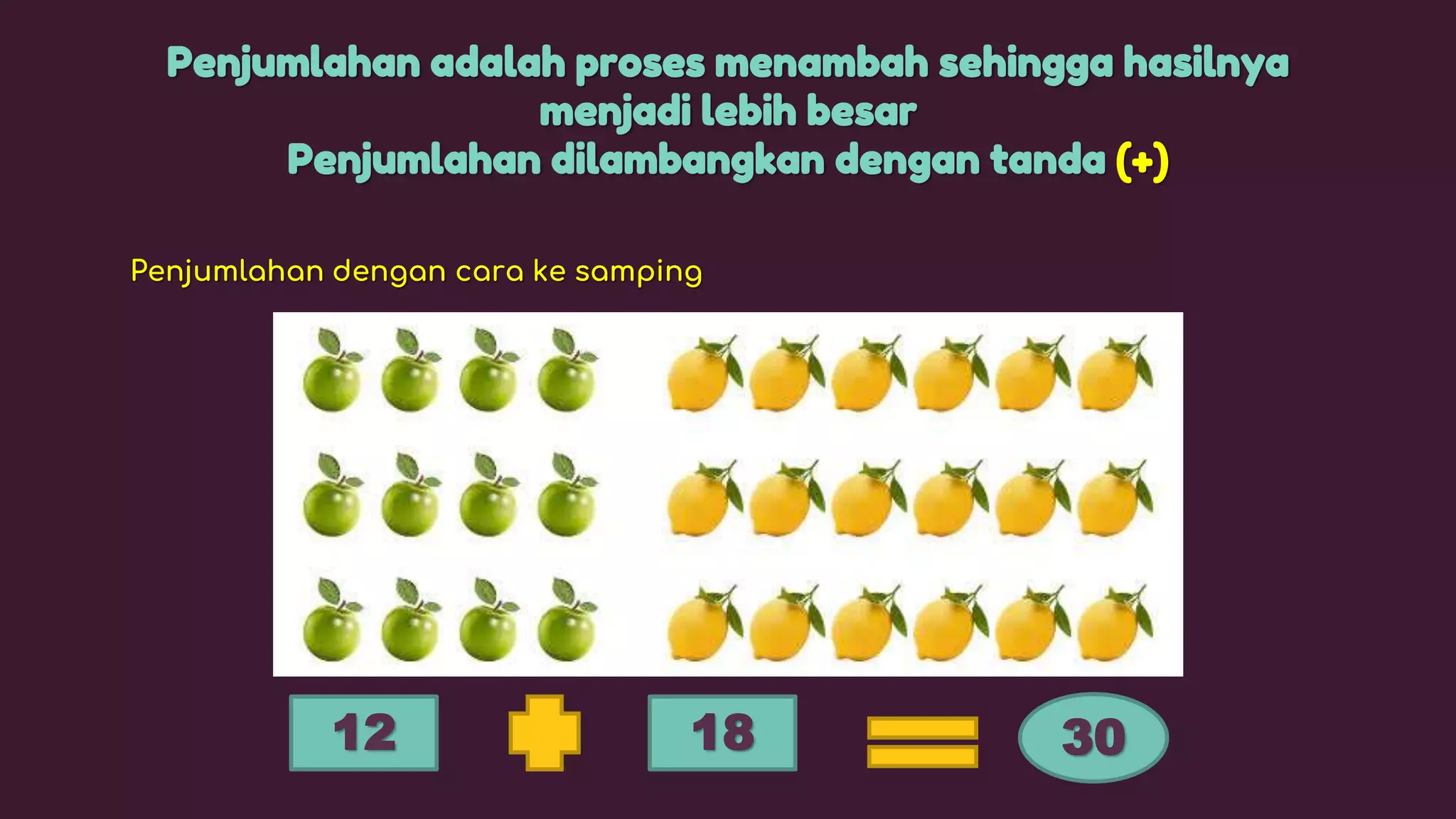 Subtema 3 penjumlahan | PPTX