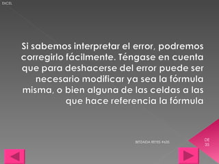 BETZAIDA REYES #635 DE 35 EXCEL 