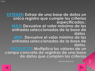 BETZAIDA REYES #635 DE 35 EXCEL 