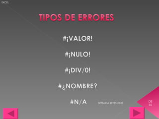 BETZAIDA REYES #635 DE 35 EXCEL 