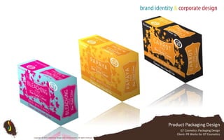 Product Packaging DesignGT Cosmetics Packaging DesignClient: PR Works for GT CosmeticsCopyright © 2010 Subterfuse Design and Communication. All rights reserved.