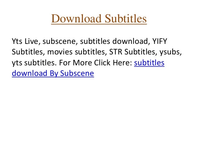 yts subtitle download
