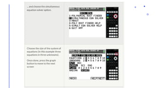 IB DP Math AI 1.8 Equations and equation systems | PPTX