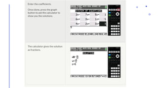 IB DP Math AI 1.8 Equations and equation systems | PPTX