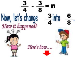 6
8
3
4
3
8
- = n
3
4
 