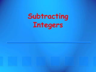 SubtractingIntegers 