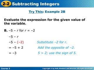 Subtracting all Integers math lesson.ppt