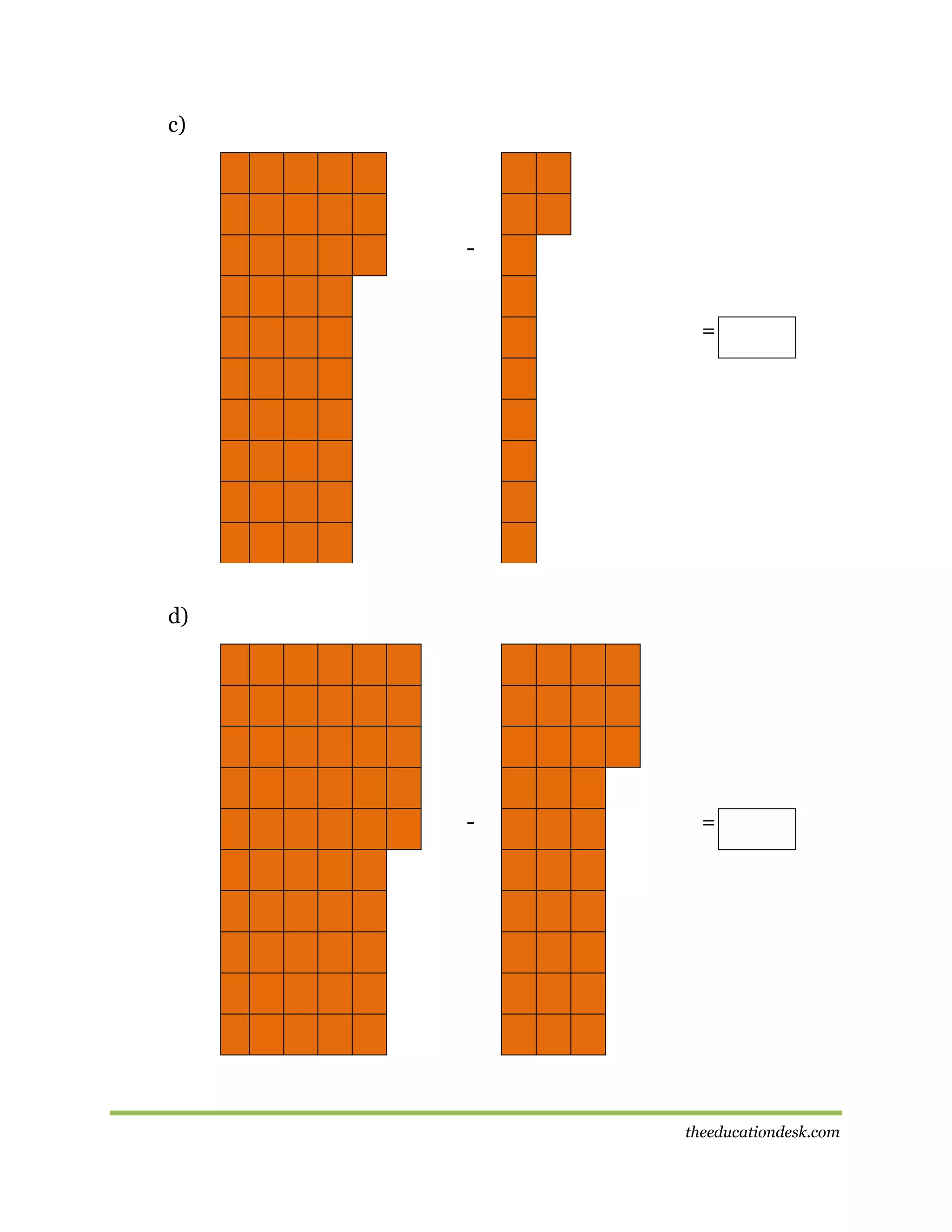 c)

-

=

d)

-

=

theeducationdesk.com

 