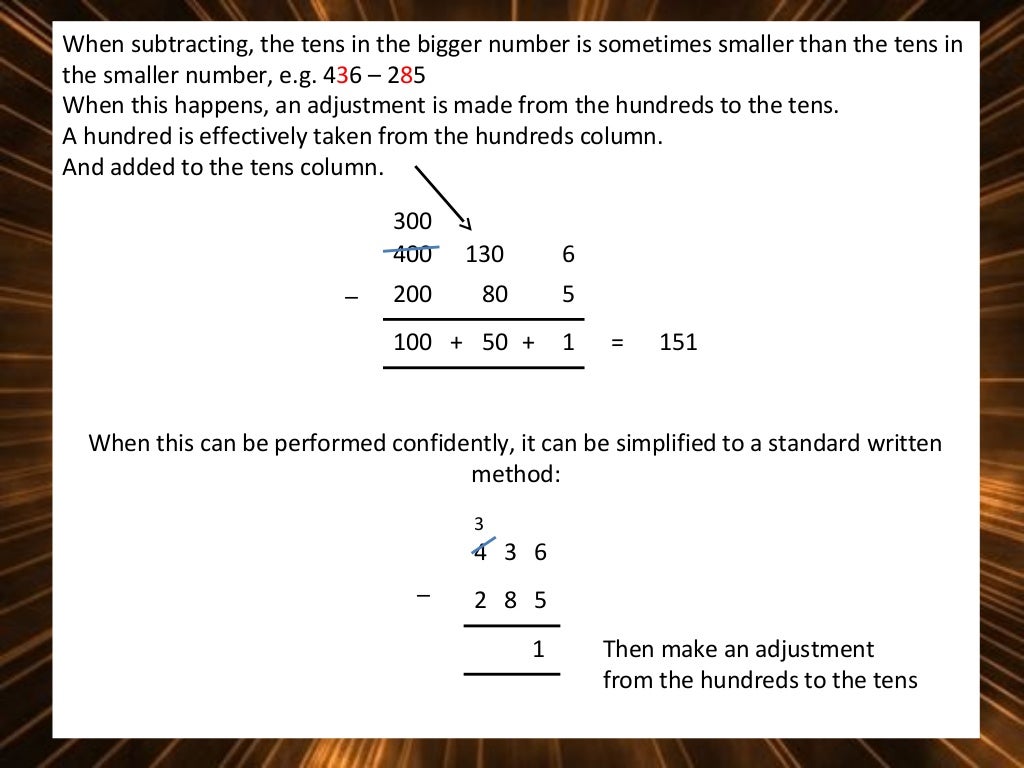 Subtraction Using An Expanded Method (part 2 of 5)