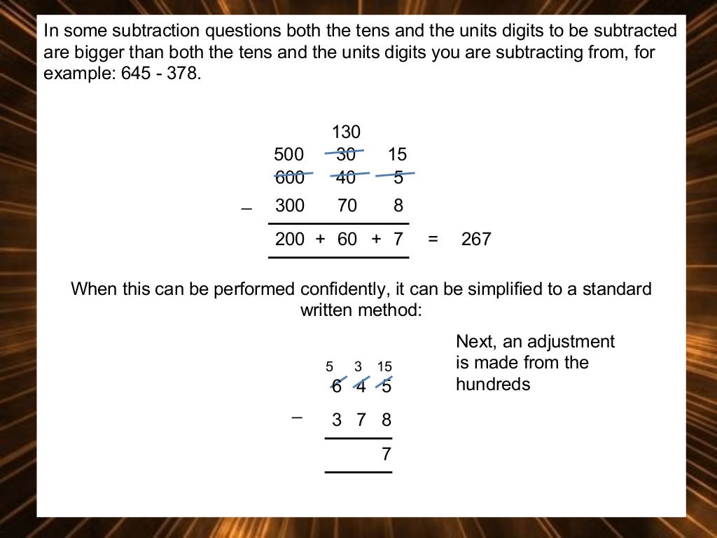 Subtraction Using An Expanded Method (part 4 of 5)