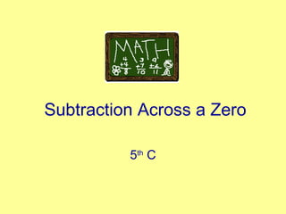 Subtraction Across a Zero
5th C

 
