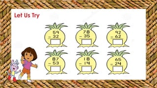 Subtraction of 2 digit numbers.pOWERPOINT PRESENTATION | PPTX
