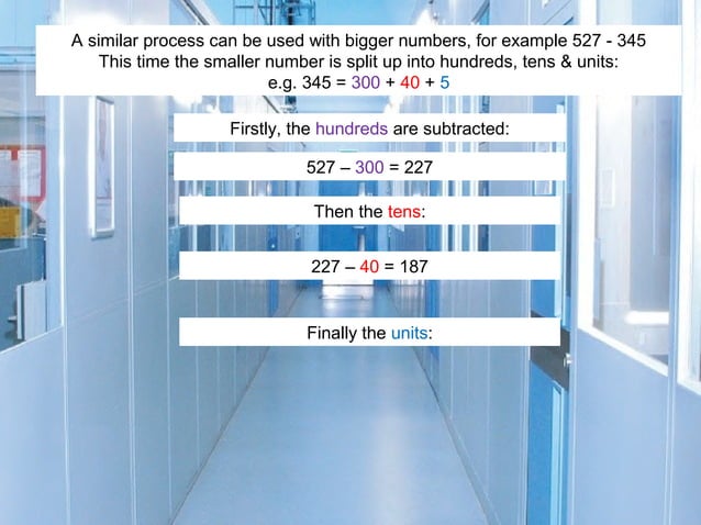 Subtraction Using Partitioning PPT