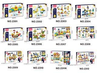 Tony Blocks Su building blocks toys catalog From TonySourcing.com